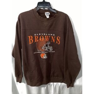 Vintage Cleveland Browns Lee Sport Crewneck Sweatshirt Embroidered